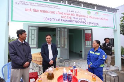 Khánh thành nhà tình nghĩa cho công nhân vệ sinh môi trường Đà Nẵng