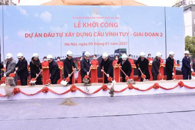 Hà Nội: Khởi công cầu Vĩnh Tuy giai đoạn 2 với mức đầu tư hơn 2.500 tỷ đồng