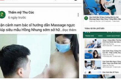 Thẩm mỹ viện Thu Cúc đăng tải nhiều video nhạy cảm, tiêu đề thiếu văn hóa của khách hàng trên youtube?