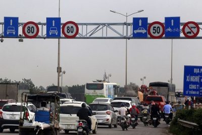 Từ 16/3, giảm tốc độ ô tô lưu thông trên cầu Thanh Trì xuống 60 km/giờ