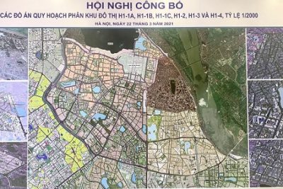 Hà Nội công bố quy hoạch 4 quận nội đô lịch sử