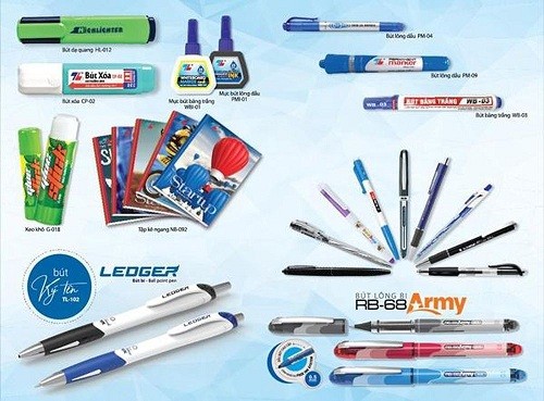 Các sản phẩm của Thiên Long