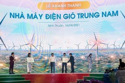 Khánh thành nhà máy điện gió Trung Nam lớn nhất cả nước