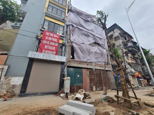 Hà Nội: Công trình 189 Minh Khai có “vi phạm” trật tự xây dựng?