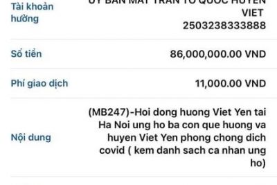 Hội đồng hương huyện Việt Yên – Bắc Giang tại Hà Nội chung tay chống “giặc Covid – 19”