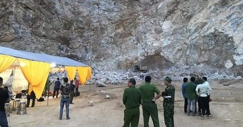 Hà Nam: sập mỏ đá tại Công ty Havico, 2 người chết và nhiều người thương vong