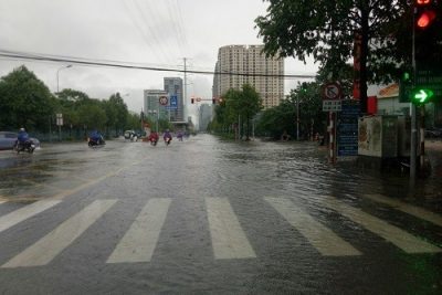 Hà Nội: Một số địa phương nguy cơ ngập úng do mưa lớn
