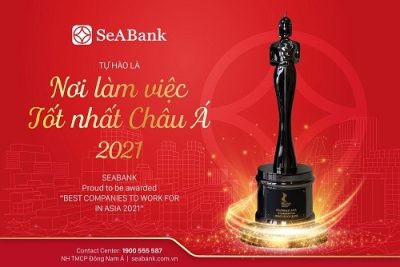 SeABank tự hào là Nơi làm việc tốt nhất Châu Á 2021