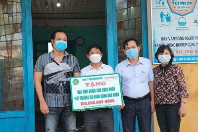 Quảng Nam: Trao 100 triệu đồng xây Nhà tình nghĩa cho công nhân môi trường có hoàn cảnh khó khăn