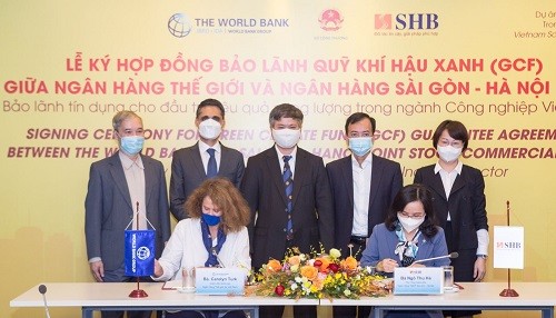 SHB và World Bank ký hợp đồng bảo lãnh Quỹ Khí hậu Xanh (GCF)