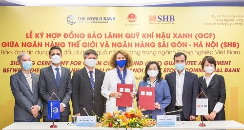 SHB và World Bank ký hợp đồng bảo lãnh Quỹ Khí hậu Xanh (GCF)