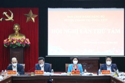 Huyện Thanh Trì tiếp tục kiểm soát tốt dịch bệnh, đẩy mạnh việc xây dựng huyện thành quận