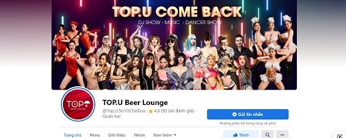 Đống Đa – Hà Nội: TopU Beer Club & Lounge hoạt động quán Bar “trá hình” giữa mùa dịch?