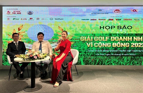 Họp báo “Giải GOLF Doanh nhân vì cộng đồng 2022”