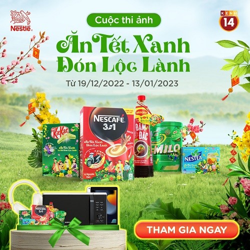 Nestlé Việt Nam cùng người tiêu dùng Việt “Ăn Tết xanh - đón lộc lành”

