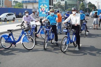 Hà Nội cho phép thí điểm dịch vụ xe đạp đô thị trong 12 tháng