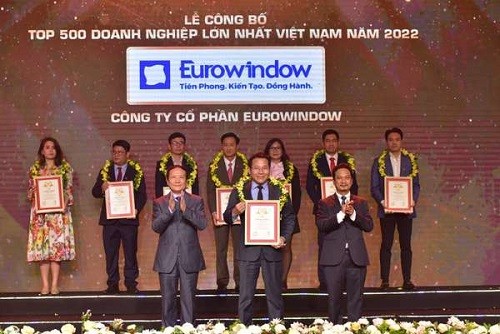 Eurowindow - 12 năm vững vàng Top 500 doanh nghiệp tư nhân lớn nhất Việt Nam