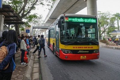 Bố trí thêm 12 tuyến buýt kết nối phục vụ metro Nhổn – ga Hà Nội