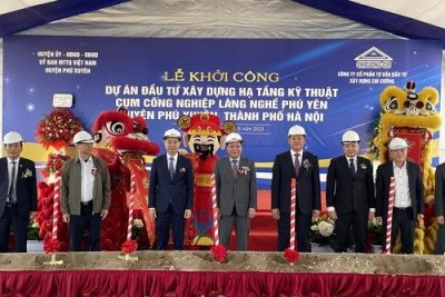 Hà Nội: Khởi công xây dựng Cụm công nghiệp làng nghề Phú Yên