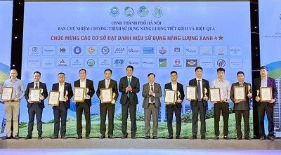 Hà Nội vinh danh 66 cơ sở đạt danh hiệu sử dụng năng lượng xanh năm 2023