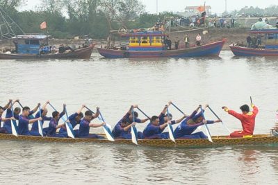 Thái Bình: khai mạc Lễ hội bơi trải Diêm Điền