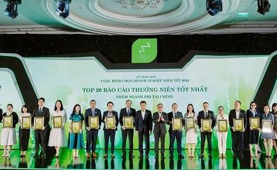 PV GAS CNG nhận giải Top 20 Báo cáo thường niên tốt nhất 2024